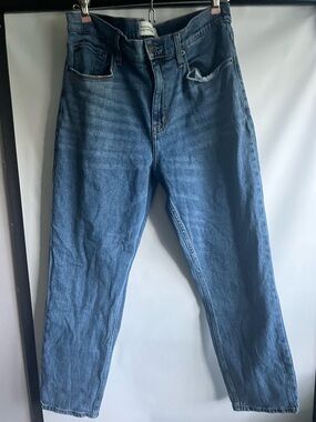 Abercrombie & Fitch Men's Medium Blue Straight Jeans